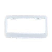 DIY Epoxy Mold Set Silicone Car License Frame Mould plated durable Sold By PC
