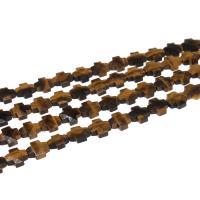 Beads Gemstone misti, pietra preziosa, Croce, lucido, sfaccettati, nessuno, 12x12x4mm, Venduto per 38 cm filo