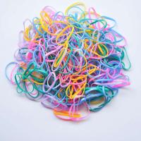 Elastic Hair Band, Plastic, more colors for choice, 1.5cmuff0c2cmuff0c2.5cm, 1000PC/Bag, Sold By Bag