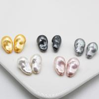 Natural Colored Shell Beads, Shell Pearl, Carved, more colors for choice, 13x22mm, Sold By PC