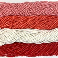 Perles en corail naturel, Rond, plus de couleurs à choisir, 2-14mm, Vendu par 39-40 cm brin