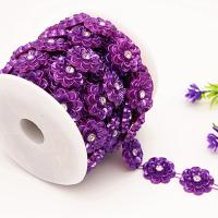 Beaded Garland,Trim & Strand, ABS Plastic Pearl, more colors for choice, 25mm, 4.5m/Spool, Sold By Spool