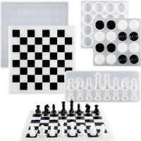 DIY Epoxy Mold Set Silicone for DIY Chess Mold plated durable  Sold By Set