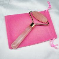 Massage Jewelry, Rose Quartz, polished, pink, 55x40x145mm, Sold By PC