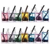 Acryl Hangers, multi-gekleurde, 13x24mm, 7pC's/Bag, Verkocht door Bag
