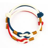 Milan Cord Bracelet Adjustable & fashion jewelry & Unisex nickel lead & cadmium free Sold By Strand