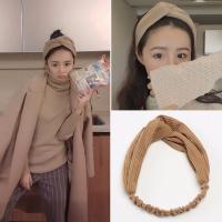 Headband, Cloth, plated, fashion jewelry & for woman, mixed colors, 260x60mm, 10PCs/Lot, Sold By Lot