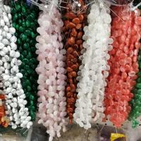 Mixed Gemstone Beads, Natural Stone, Teardrop, natural, DIY, more colors for choice, 10x12x5mm, Hole:Approx 1.5mm, 33PCs/Strand, Sold By Strand