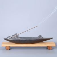 Traditional Ceramic Inserted Burner Incense Seat, Porcelain, plated, for home and office & durable, 270x82x75mm, Sold By PC