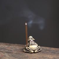 Traditional Ceramic Inserted Burner Incense Seat, Tibetan Style, plated, for home and office & durable & Mini, 25x25x15mm, Sold By PC