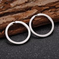Jern split ring, Donut, oprindelige farve, nikkel, bly & cadmium fri, 1.50x25mm, Solgt af PC