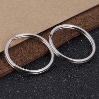 Jern split ring, Donut, oprindelige farve, nikkel, bly & cadmium fri, 1.80x30mm, Solgt af PC
