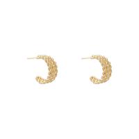 Brass Stud Earring plated fashion jewelry & for woman gold nickel lead & cadmium free Sold By Pair