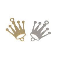 Stainless Steel Connector Crown Approx 1mm Sold By Bag