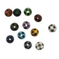Drvene perle, Drvo, Krug, više boja za izbor, 15x15x4mm, Rupa:Približno 4mm, Prodano By PC