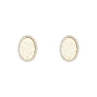 Cubic Zirconia Micro Pave Brass Earring plated fashion jewelry & micro pave cubic zirconia & for woman gold nickel lead & cadmium free Sold By Pair