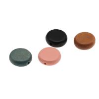 Drvene perle, Drvo, Krug, obojena, više boja za izbor, 16x16x1mm, Rupa:Približno 2mm, Prodano By PC