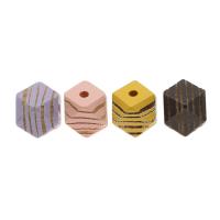 Wood Beads, carved, more colors for choice, 16x16mm, Hole:Approx 2mm, Sold By PC