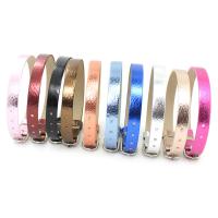 PU Leather Cord Bracelets plated fashion jewelry & Unisex Sold By Strand