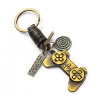 Zinklegierung Schlüssel Verschluss, PU Leder, mit Zinklegierung, plattiert, Modeschmuck & für Frau, 120x50mm, verkauft von PC