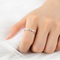 Edelstahl Manschette Fingerring, plattiert, Modeschmuck & für Frau, keine, 10mm, verkauft von PC