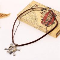 PU Leather Cord Necklace, Tibetan Style, with PU Leather, Adjustable & Unisex & different styles for choice, more colors for choice, nickel, lead & cadmium free, 68-75cm,0.3cm, Sold By Strand