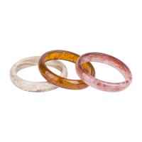 Resin Bangle, for woman, more colors for choice, 75x12mm, Sold By PC