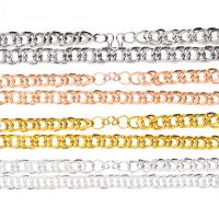 Eisen Kette Halskette, hochwertige plattiert und nie verblassen, Twist oval, keine, 8.50mm, Länge:58 cm, verkauft von PC
