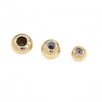 Brass Stopper Beads, with Silicone, Rondelle, gold color plated, different size for choice, Sold By PC