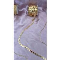 Brass Beading Chains, gold color plated, different size for choice, 100m/m, Sold By m
