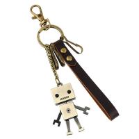 Zinklegierung Schlüssel Verschluss, mit PU Leder, für den Menschen, frei von Nickel, Blei & Kadmium, 180x12mm, verkauft von PC