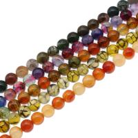 Natürliche Streifen Achat Perlen, rund, DIY, keine, 6mm,8mm,,10mm, verkauft von Strang