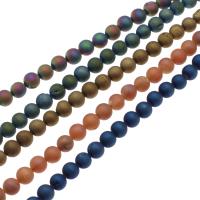 Agat perler, Agate, Runde, mat, flere farver til valg, 6mmuff0c8mmuff0c10mm, Solgt af Strand
