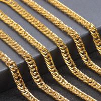 Iron náhrdelník Chain, Železo, módní šperky & DIY & různé velikosti pro výběr, více barev na výběr, 5PC/Bag, Prodáno By Bag