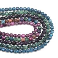 Natürliche Drachen Venen Achat Perlen, Streifen Achat, rund, DIY, keine, 6mm,8mm,10mm, verkauft per 15 ZollInch Strang