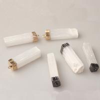 Gemstone Pendants Jewelry Natural Stone with Zinc Alloy fashion jewelry & DIY Sold By PC