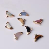 Gemstone Pendants Jewelry, Natural Stone, with Tibetan Style, fashion jewelry & DIY, more colors for choice, Sold By PC