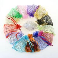 Jewelry Pouches Bags, Organza, durable, more colors for choice, 70x90mm, Sold By PC