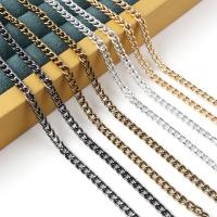 Aluminum Chains, plated, fashion jewelry & DIY & twist oval chain & different styles for choice, more colors for choice, nickel, lead & cadmium free, 5m/Spool, Sold By Spool