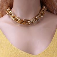 Fashion Choker Necklace Zinc Alloy fashion jewelry & for woman nickel lead & cadmium free 42+5cm Sold By Strand
