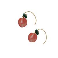 Brass Drop Earring with Crystal fashion jewelry & for woman nickel lead & cadmium free Sold By Pair