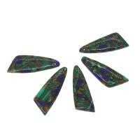 Ювелирные подвески из драгоценных камней, Синтетическая бирюза, Много цветов для выбора, 42x15x15mm, продается PC