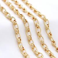 Brass Beading Chains gold color plated 8mm Sold By m