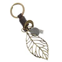 Zinc Alloy Key Clasp with PU Leather for man Sold By PC