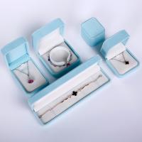Подарочные коробочки для ювелирных изделий, Бархат, разный размер для выбора, голубой, продается PC