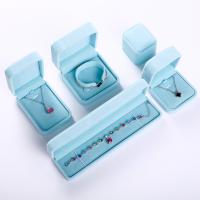 Подарочные коробочки для ювелирных изделий, Бархат, разный размер для выбора, голубой, продается PC