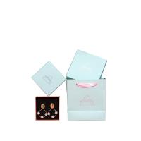 Κοσμήματα Gift Box, Χαρτόνι, διαφορετικό μέγεθος για την επιλογή & διαφορετικά στυλ για την επιλογή, μπλε, Sold Με PC