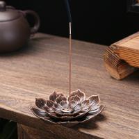 Traditional Ceramic Inserted Burner Incense Seat Brass plated for home and office & durable nickel lead & cadmium free Sold By PC