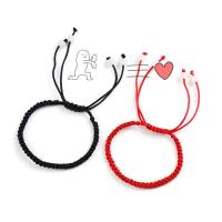 Fashion Bracelet & Bangle Jewelry, Knot Cord, Unisex, more colors for choice, Length:6.5 Inch, 100Strands/Bag, Sold By Bag