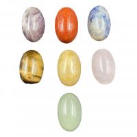 Natural Stone Decoration, Unisex, multi-colored, 30x20mm, 7PCs/Set, Sold By Set